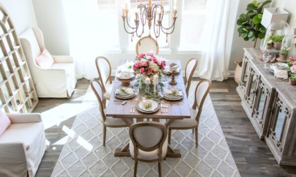The idea of ​​the French country dining room